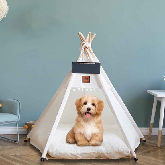 HOZVOMI Portable Pet Tent with Dog Hole - Comfortable and Multifunctional Indoor/Outdoor Shelter for Small Pets