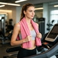 thumbnail image 1 of HOZVOMI Portable Sweat-Absorbent Fitness Towel with Irregular Texture Lightweight Microfiber Design Perfect for Gym Yoga Running Outdoor Sports, 1 of 6