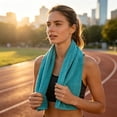 thumbnail image 1 of HOZVOMI Portable Sweat-Absorbent Fitness Towel with Irregular Texture Lightweight Microfiber Design Perfect for Gym Yoga Running Outdoor Sports, 1 of 6