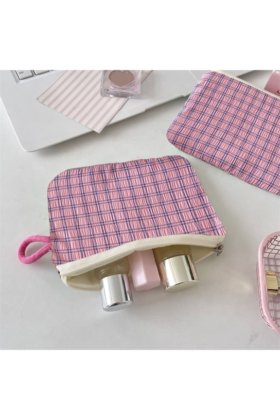 Portable Zippered Pouch, Multi-Purpose Mini Storage Bag for Cosmetics, Stationery, and Coin Organization