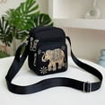 thumbnail image 1 of HOZVOMI Retro Washed Leather Shoulder Bag - Multi-Compartment Crossbody Bag with USB Port - Stylish Small Cell Phone Bag for Women with Coin Purse and Adjustable Strap, 1 of 7