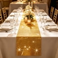 thumbnail image 1 of HOZVOMI Shiny Mirror Sequin Table Runner for Holiday Party Decor Elegant Glitter Table Cover for Wedding Birthday Banquet Home Settings, 1 of 6