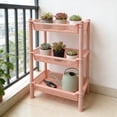 thumbnail image 1 of HOZVOMI Three Layer Bathroom Rack, Kitchen Rack, Multi Layer Storage Rack, Desktop Storage Rack, Suitable For Bathroom Kitchen Living Room, 1 of 6