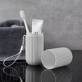 thumbnail image 1 of HOZVOMI Travel Toothbrush Organizer with Case and Toothpaste Holder for Camping and Everyday Use, 1 of 6