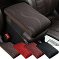 thumbnail image 1 of HOZVOMI Universal Memory Foam Car Armrest Cushion - Ice Silk Leather, Comfortable Elbow Support, Easy Install, Fits Various Models, 1 of 5