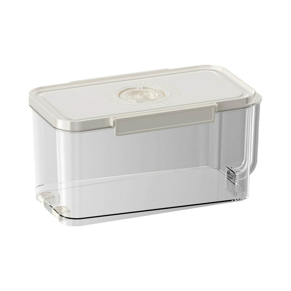 HOZVOMI Vacuum Food Storage Box, Leakproof & Airtight Sealing Container for Rice, Grains, Fruits, Vegetables - Freshness Preserving, Time-Recording, Insect Proof Kitchen Storage