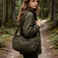 thumbnail image 1 of HOZVOMI Waterproof Nylon Tote Bag Large Capacity Versatile Casual Lightweight Sports Crossbody Shoulder Bag, 1 of 9