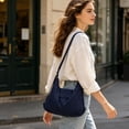 thumbnail image 1 of HOZVOMI Women's Spacious Large Capacity Nylon Crossbody Bag Handheld Commute Shoulder Bag Multi-Purpose Casual Backpack Class Tote with Multiple Pockets, 1 of 6