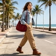 thumbnail image 1 of HOZVOMI Women's Versatile Crossbody Bag Spacious Shoulder Bag for School and Commute, 1 of 8