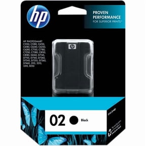 HP 02 Black Original Ink Cartridge C8721WN#140. Sold without manufacturer warranty