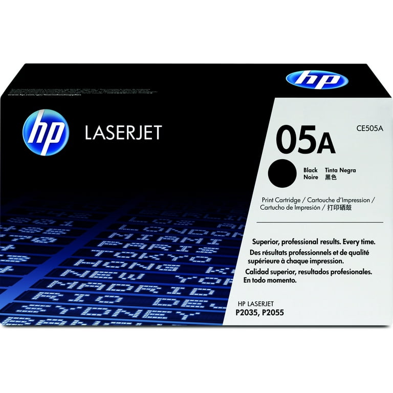 HP 05A, (CE505A) Black Original LaserJet Toner Cartridge HP 05A, (CE505A) Black Original LaserJet Toner Cartridge