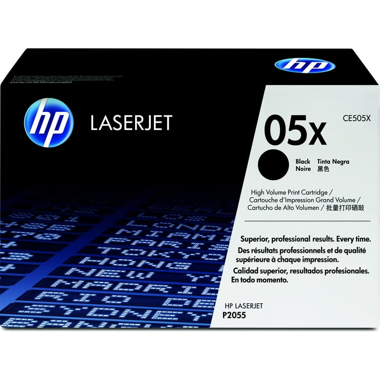 HP 05X, (CE505X) High-Yield Black Original LaserJet Toner Cartridge HP 05X, (CE505X) High-Yield Black Original LaserJet Toner Cartridge