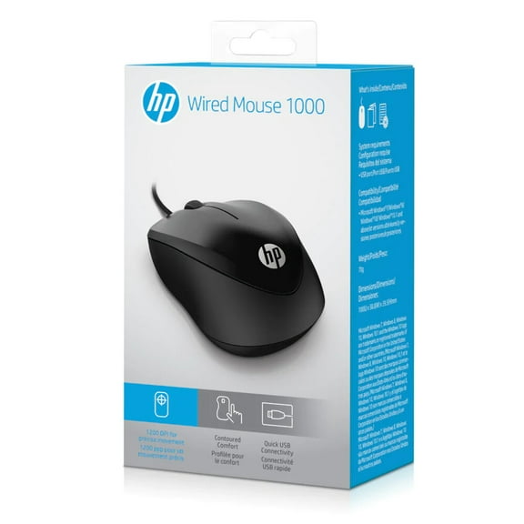 HP 1000 Wired Mouse (4QM14AA)