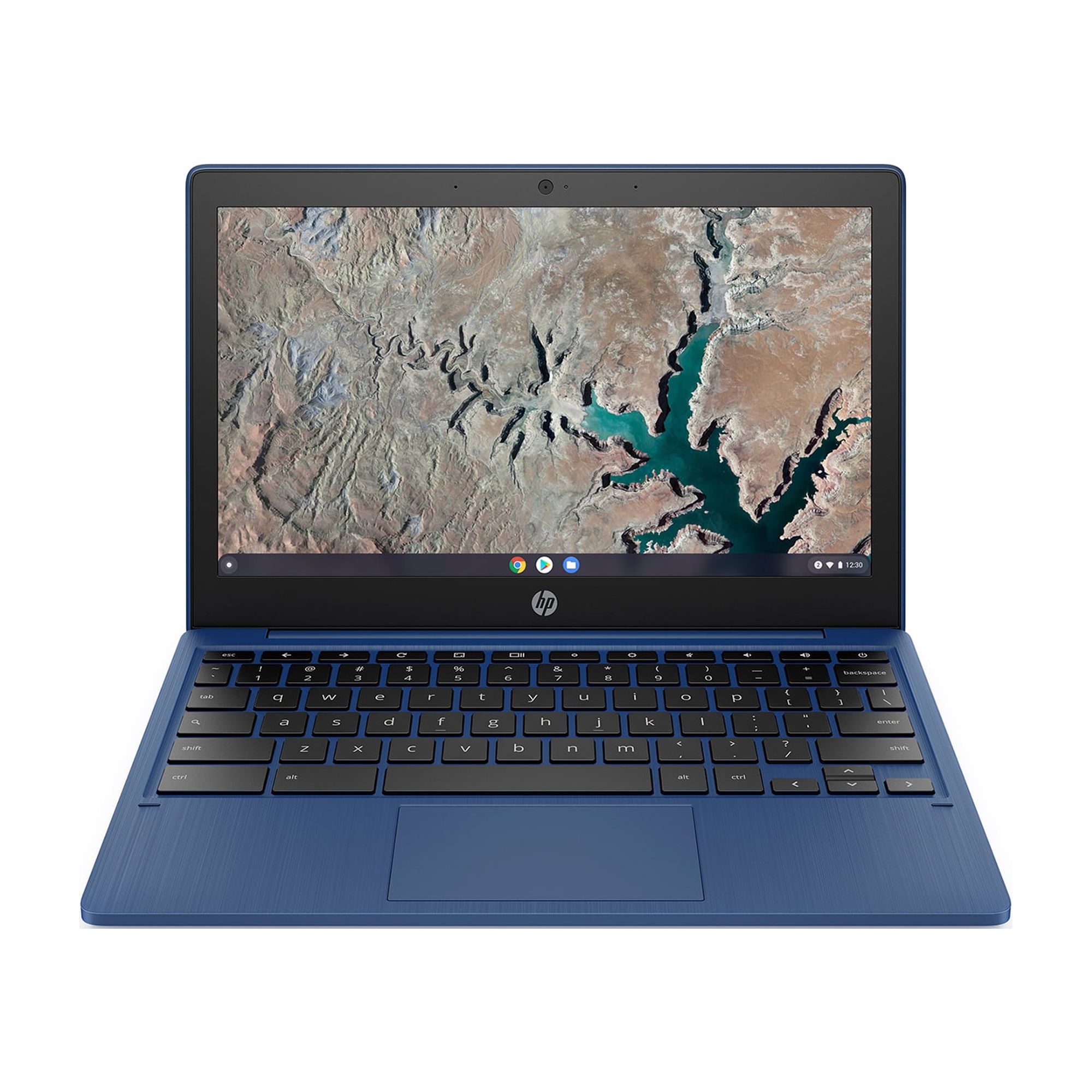 HP 11" Chromebook, Mediatek MT8183, 4GB RAM, 64GB emmc, Indigo Blue, Chrome OS, 11a-na0015wm - image 1 of 10