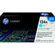 thumbnail image 1 of HP 124A Cyan Original LaserJet Toner Cartridge, ~2,000 pages, Q6001A, 1 of 8
