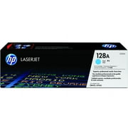 HP 128A Cyan Original LaserJet Toner Cartridge, ~1,300 pages, CE321A