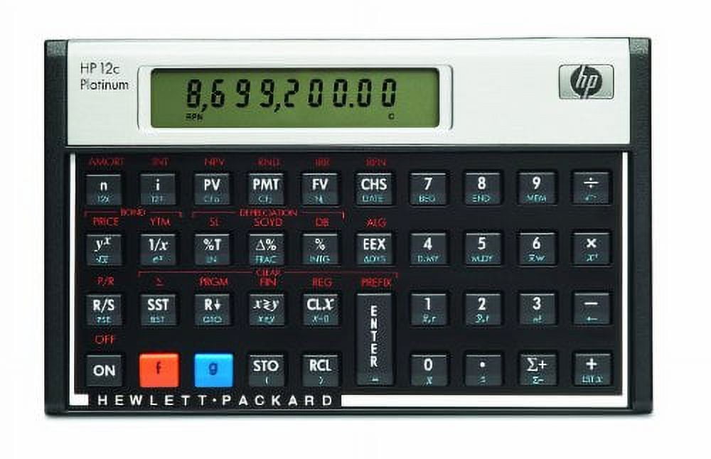 HP 12CP Platinum Financial Calculator - Fast, Powerful, and 