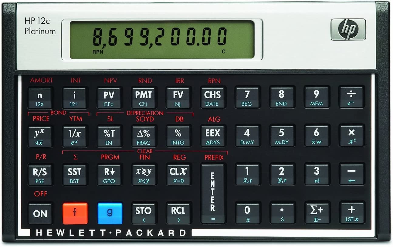 HP 12CP Financial Calculator