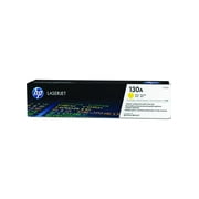 HP 130A Yellow Original LaserJet Toner Cartridge, ~1,000 pages, CF352A
