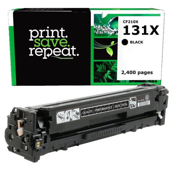 HP 131X (CF210X) Compatible Black High Yield Color Toner Cartridge [2,400 Pages]