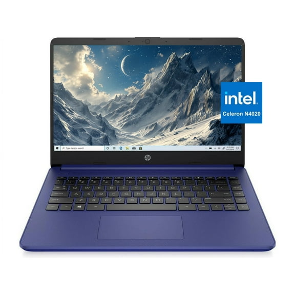 HP 14 Business Laptop, 14 HD Display, Intel Celeron N4020, 4GB RAM,64GB eMMC, Windows 11,Blue