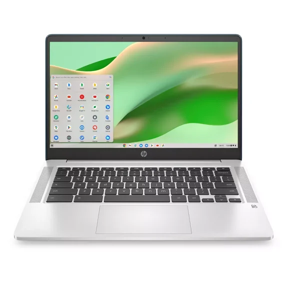 HP Chromebook 14A-NA0062TG Intel Pentium Silver N5030 4GB 128GB 14" HD Chrome, Built-in Bluetooth, Backlit Keyboard, Teal