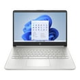 thumbnail image 1 of HP 14-DQ0057NR 14" HD Laptop, Intel Pentium Silver N5030, 4GB DDR4, 64 GB eMMC, Windows 11 Home in S mode, Natural silver, 658W7UA#ABA, 1 of 5