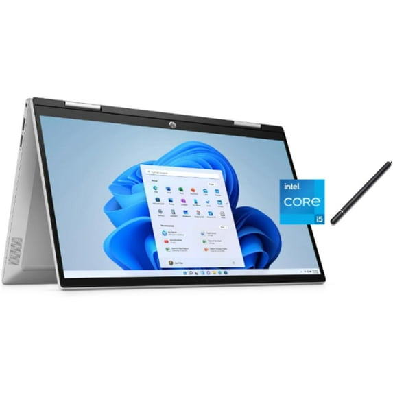 HP 14" FHD Pavilion x360 Convertible Laptop | Intel Core i5-1235U Processor | Intel Iris Xe Graphics | Fingerprint reader | 16GB RAM | 1024GB SSD | Windows 11 Home | Bundle with Stylus Pen