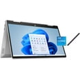 thumbnail image 1 of HP 14" FHD Pavilion x360 Convertible Laptop | Intel Core i5-1235U Processor | Intel Iris Xe Graphics | Fingerprint reader | 8GB RAM | 1024GB SSD | Windows 11 Home | Bundle with Stylus Pen, 1 of 6