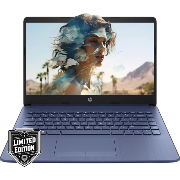 HP 14" HD Laptop | Back to School Limited Edition with 1 Year Microsoft 365 | Intel Quad-Core Processor | 8GB RAM | 576GB Storage | Long Battery Life | Royal Blue | w/WOWPC Bundle | Windows 11