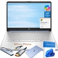 thumbnail image 1 of HP 14" HD Laptop, Intel N150 Processor (Up to 2.8GHz), 4GB RAM, 128GB eMMC, Windows 11 Home, Anti-Glare Display, Lightweight Student & Work Notebook Blue, 1 of 6
