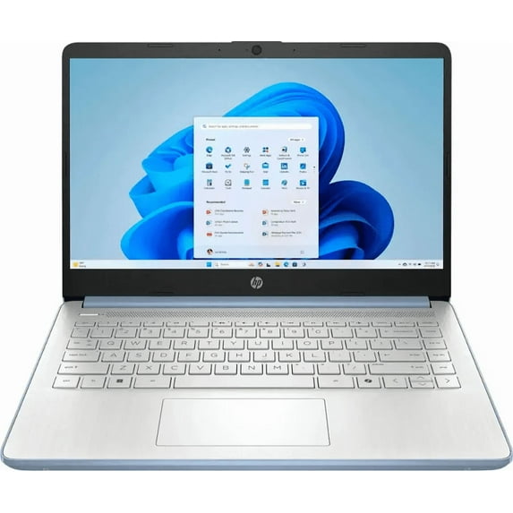 HP 14” HD Laptop, Intel Processor N150, 4GB RAM, 128GB UFS, Windows 11 Home in S Mode, Sky Blue
