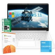 HP 14" HD Laptop For Student and Business, Intel N4500 Beat N4120 , 4GB RAM, 448GB Storage(64GB eMMC+256GB SSD+128GB Micro SD Card),Intel UHD Graphics,1-Year Microsoft 365, Windows 11 Home , White/
