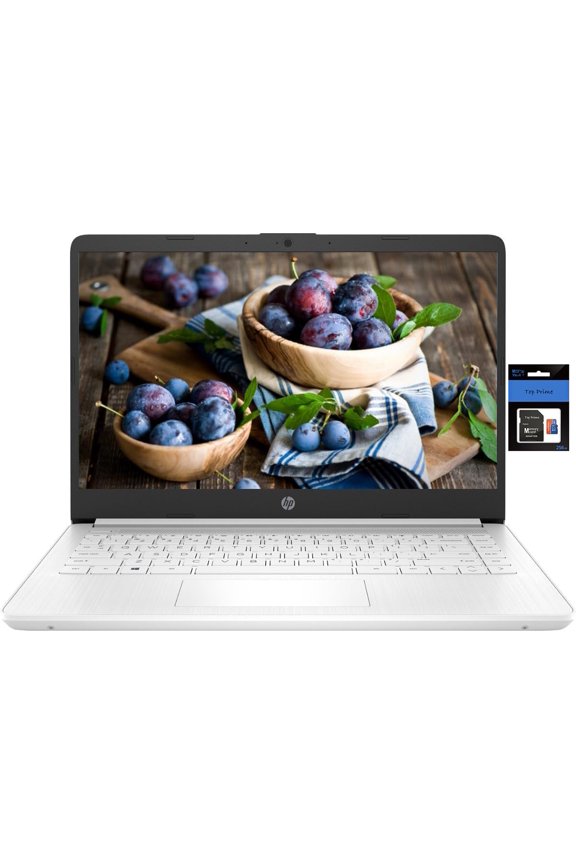 HP 14" HD Stream Laptop Computer for Students and Business, Quad-Core Intel Celeron N Processor, 8GB RAM, 256GB Storage(64GB eMMC+256GB TP SD Card), 1 Year Office 365, HDMI,WiFi,USB-A&C, Win 11