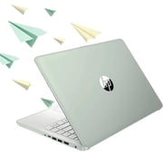 HP 14" HD Student Business Laptop, Intel Quad-Core N150, 8GB RAM, 128GB UFS, 1 Year Office 365, Slim Design, Webcam, HDMI, Bluetooth, WiFi, Win 11 S, Willow Green