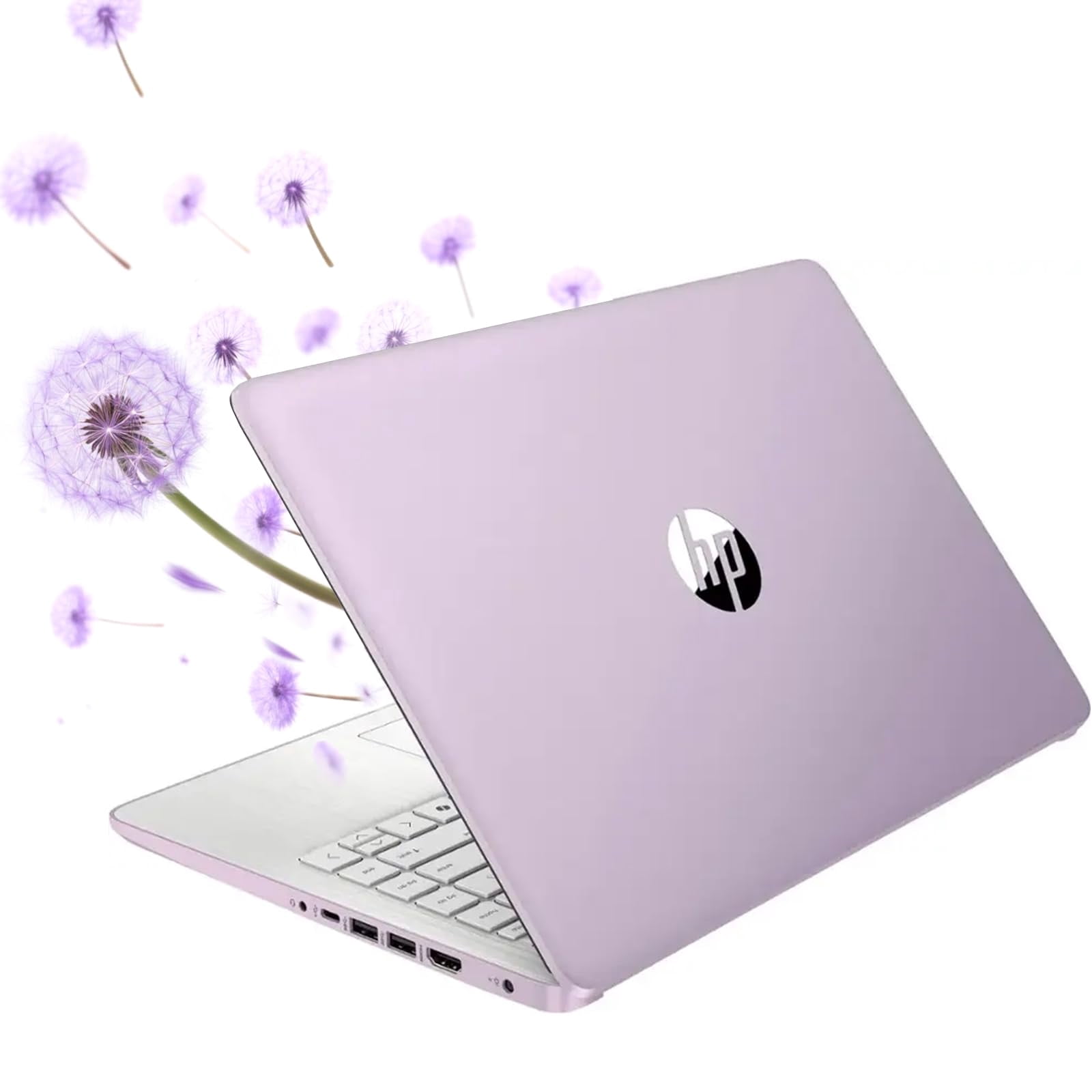 HP 14" HD Student Business Laptop, Intel Quad-Core N150, 8GB RAM, 256GB Storage, (128GB UFS+128GB SD Card), 1 Year Office 365, Slim Design, Webcam, HDMI, Bluetooth, WiFi, Win 11 S, Honey Lavender