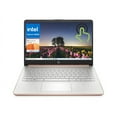 thumbnail image 1 of HP 14" HD Touchscreen Laptop for Students and Business,Intel Celeron N4020, 16GB RAM, 64GB eMMC, Long Battery Life, UHD Graphics,1 Year Office 365,Windows 11 Home, Pale Rose Gold, 1 of 5