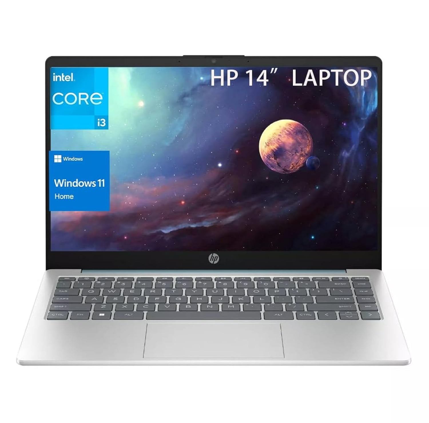 HP 14 Inch Laptop for School& Student, HD 1366 x 768 Display, Intel ...