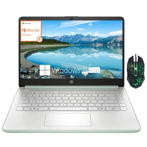 HP 14 Inch Ultral Light Laptop for Student and Business, Intel Processor N150(Quad-Core), 4GB RAM, 128GB UFS, Wi-Fi 6, Fast Charge, 1-Year Office 365, Windows 11 Pro, Willow Green