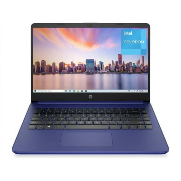HP 14" Laptop, Intel Celeron N4120, 8GB RAM,64GB eMMC,1 Year Office 365, Webcam, HDMI, WiFi, Windows 11 Home, Blue