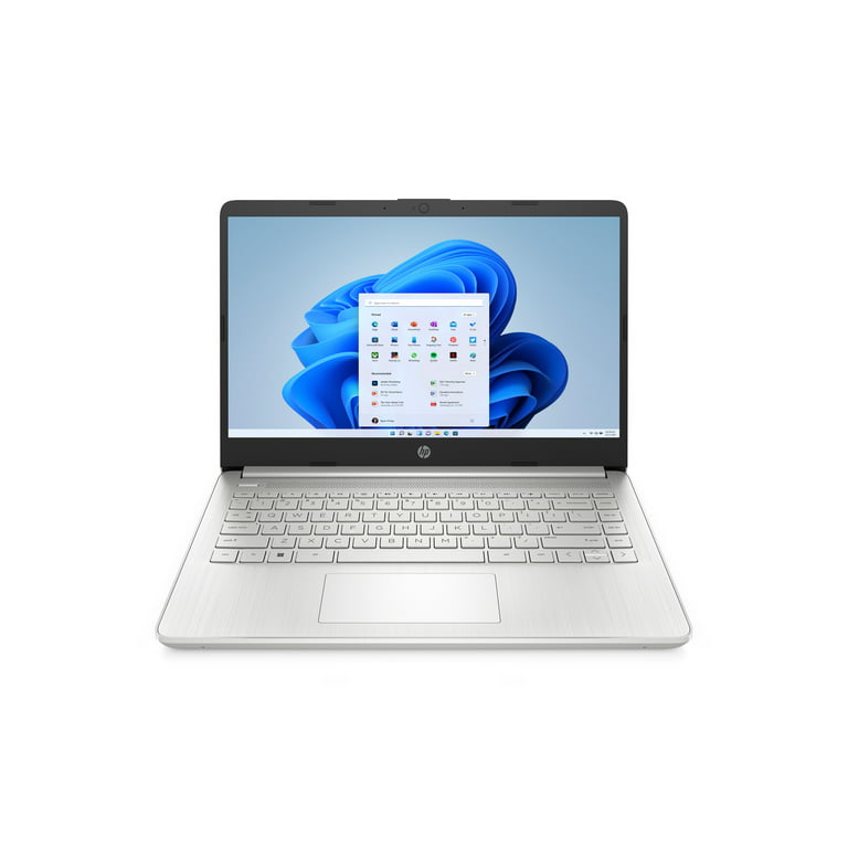 Klimatiske bjerge Spild frugter HP 14" Laptop, Intel Core i3-1115G4, 4GB RAM, 128G SSD, Natural Silver,  Windows 11 Home in S mode, 14-dq2031wm - Walmart.com