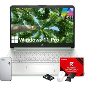 HP 14" Laptop Student Business Computer, Intel N150 Processor, 1-Year Microsoft 365, 16GB RAM, 128GB UFS, 256GB Micro SD Card, Copilot AI, Windows 11 Pro