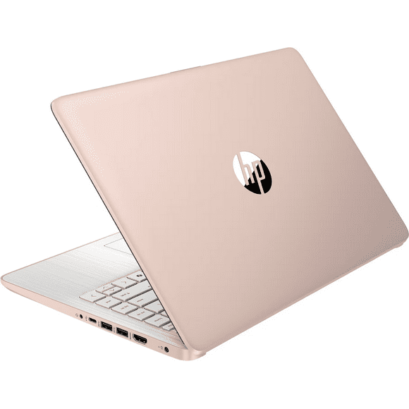 HP 14 Laptop Thin & Light, Microsoft Office 365(one year), Intel N150 Processor, 4GB Memory, 128GB Storage, Windows 11 S (Rose Gold)