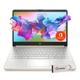 thumbnail image 1 of HP 14 Laptop Ultra Thin & Light, Intel N150 Quad-Core Processor, 16G RAM, 128GB SSD, HDMI, USB-C, WiFi 6, SD Card Reader, Microsoft Office 365 Included, Windows 11, Rose Gold, XtreDura Accessories, 1 of 5