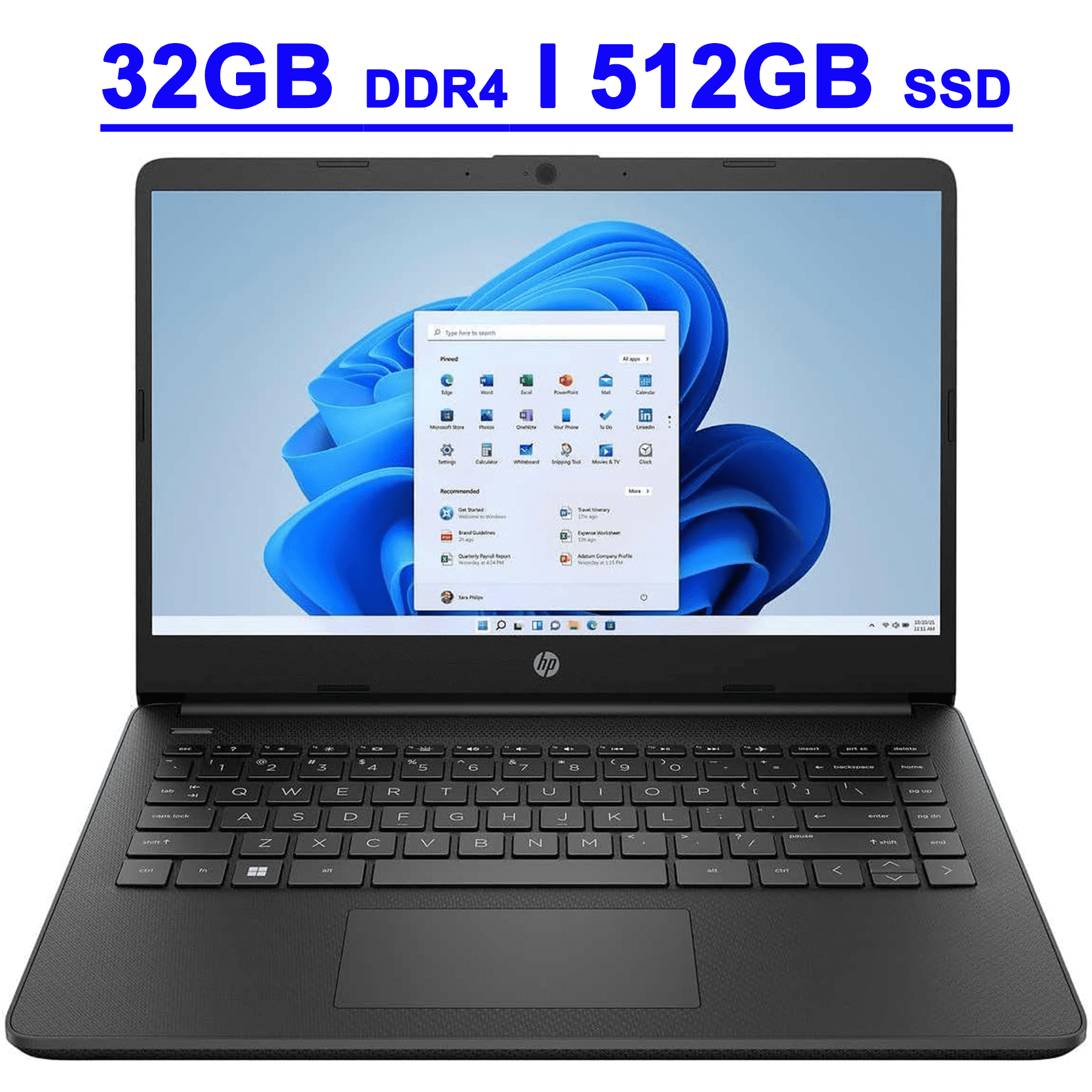 Business Laptop Computers HP 14 Premium Business Laptop Computer 14" HD BrightView Touchscreen