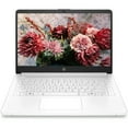 thumbnail image 1 of HP 14 Student & Business Laptop 14.0" HD Display (Intel Celeron N4500,8GB RAM, 64GB eMMC, Intel UHD, WiFi 6, Webcam, BT 5.4, Snowflake White, Windows 11 Home in S Mode, 1 of 5