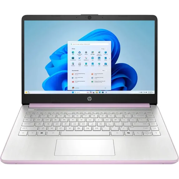 HP 14" Student-Laptop, Intel Processor N150(Up to 3.6GHz) 16GB RAM 256GB Storage(128GB UFS + 128GB Ghost Manta SD Card) Computer with Wi-Fi 6 Win11 Honey Lavender