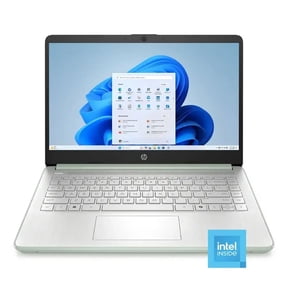 HP 14" Student-Laptop, Quad Core Intel Processor N150(Up to 3.6GHz) 16GB RAM 256GB Storage(128GB UFC + 128GB Ghost Manta SD Card) Computer Laptops with Wi-Fi 6 Win11 Willow Green