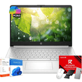 thumbnail image 1 of HP 14" Thin&Light Laptop Computer - Intel Quad-core CPU • 8GB RAM, 128GB UFS + 256GB Micro SD Card • Windows 11 Pro & 1-Year Microsoft Office 365 • Wi-Fi 6 • Copilot • Silver, 1 of 8