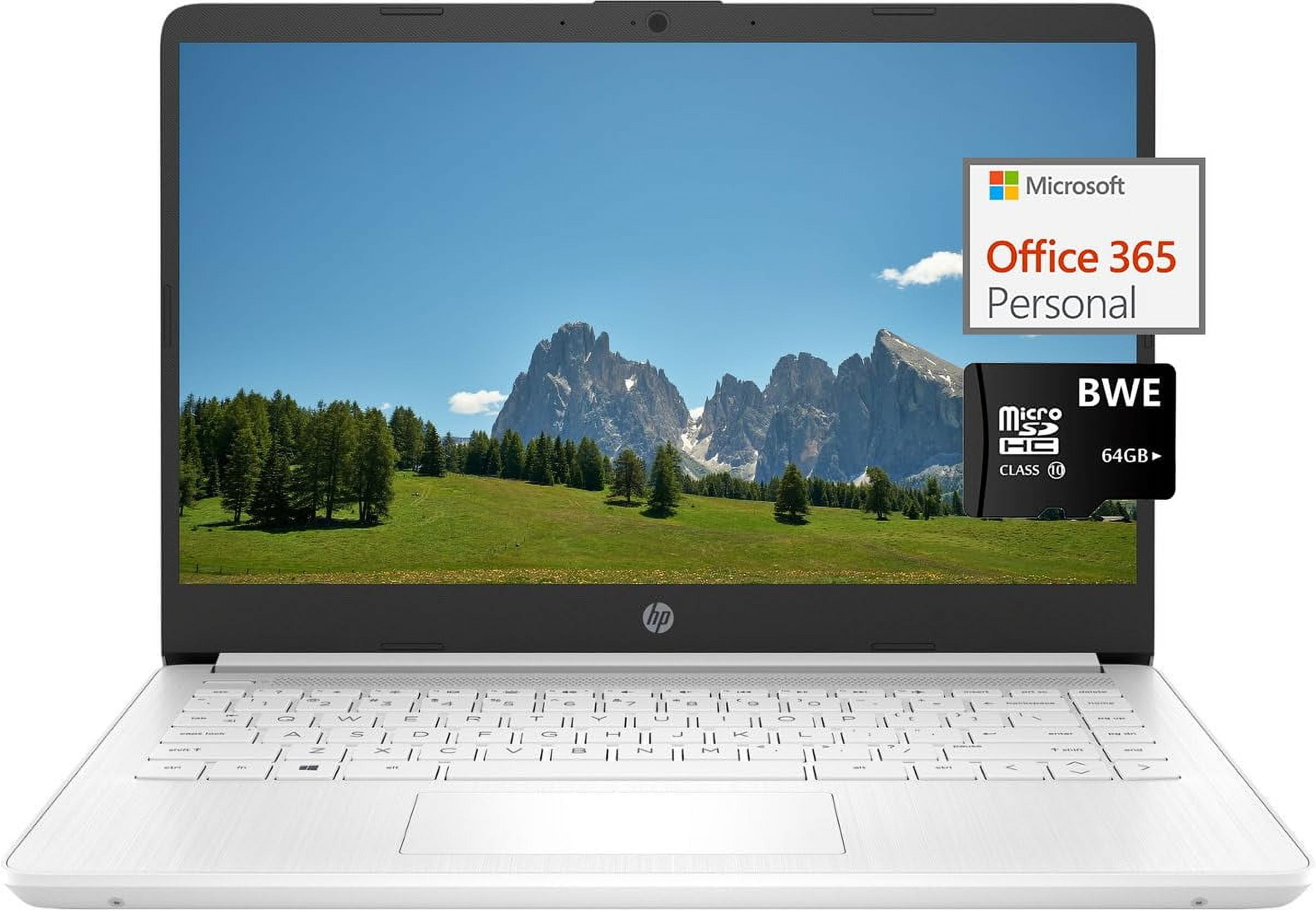 HP 14 Ultra Light Laptop for Students, Quad-Core Intel N4120, 16GB RAM ...